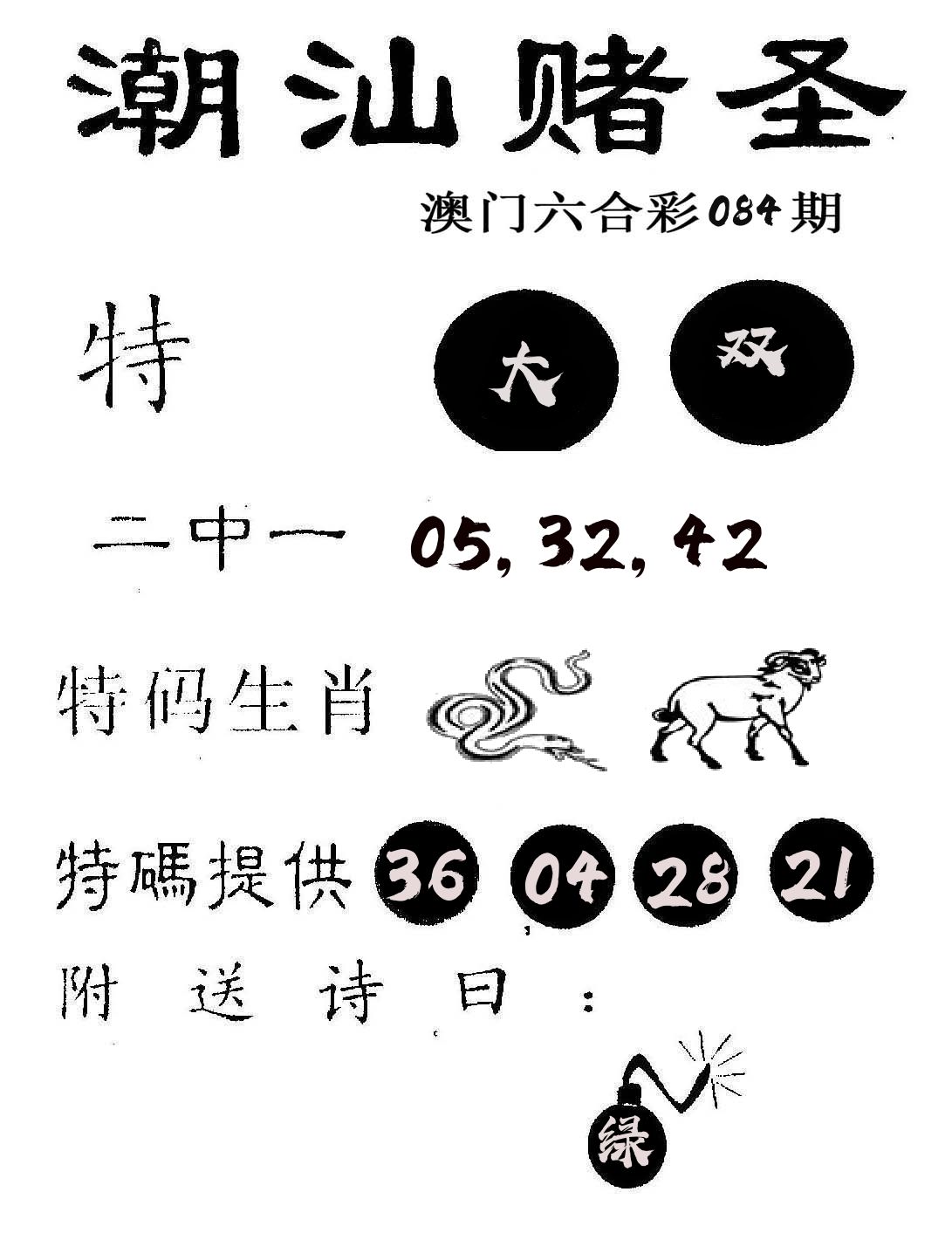 潮汕赌圣 第84期