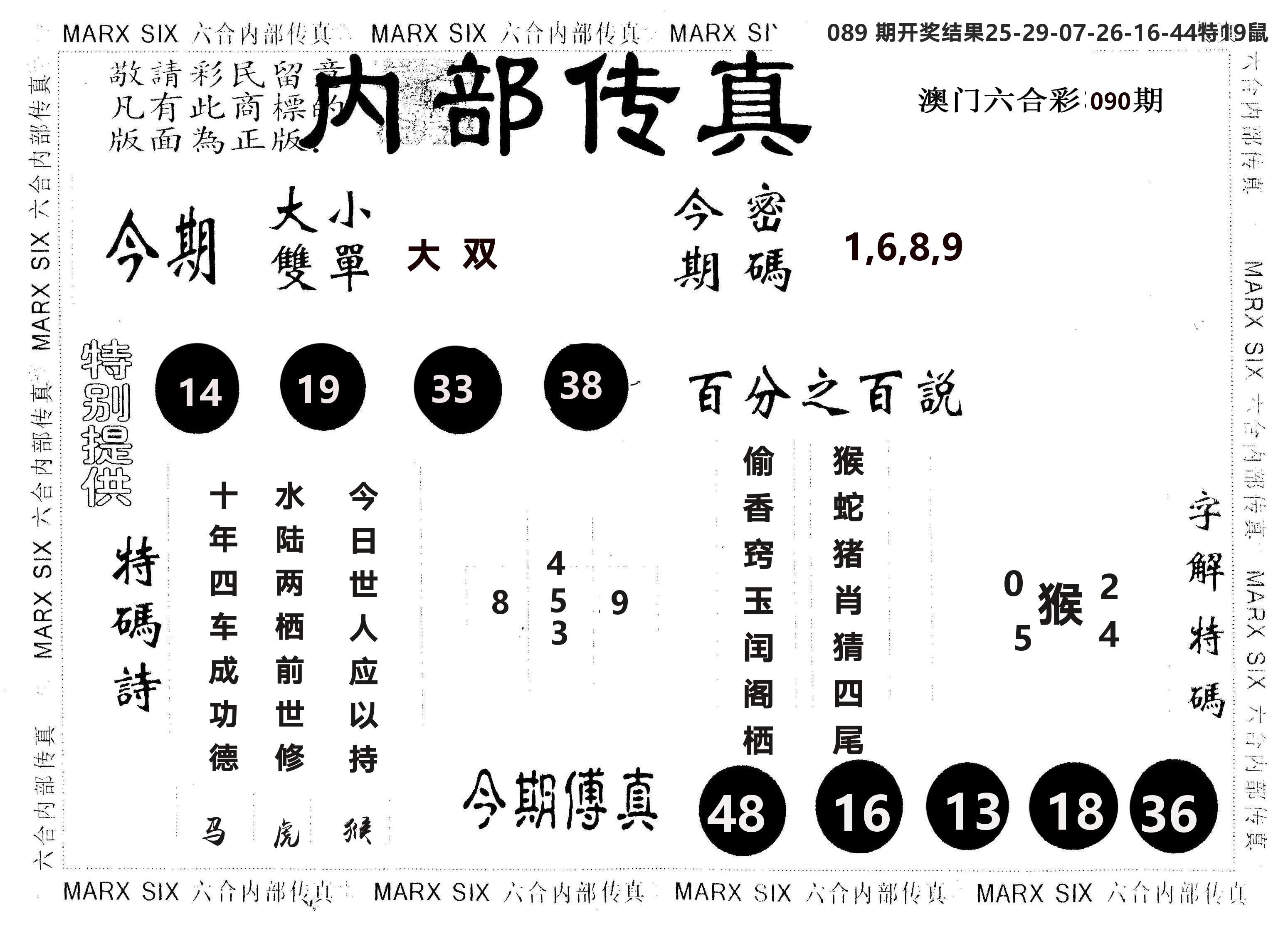 另版内部传真 第90期