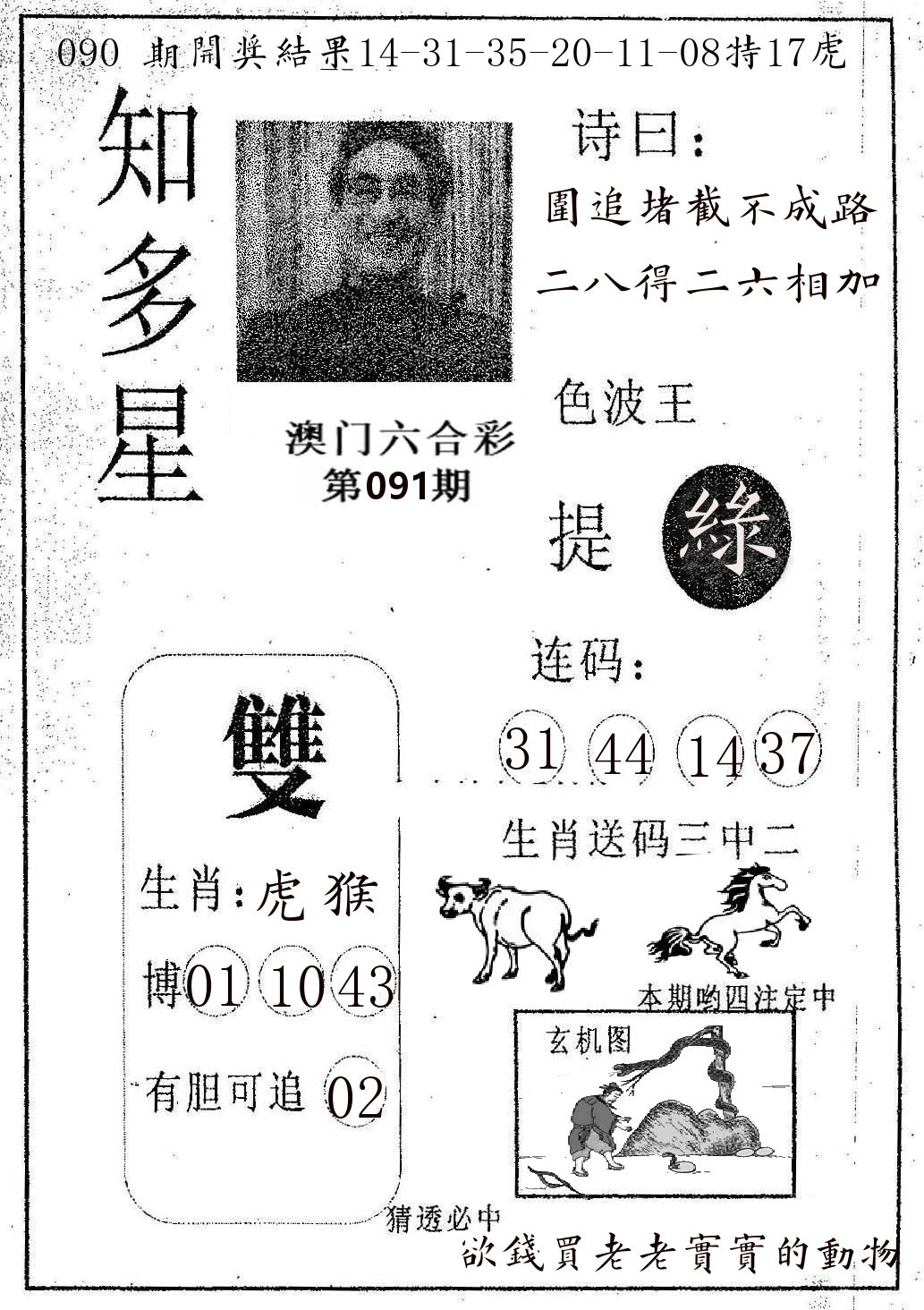 知多星 第91期