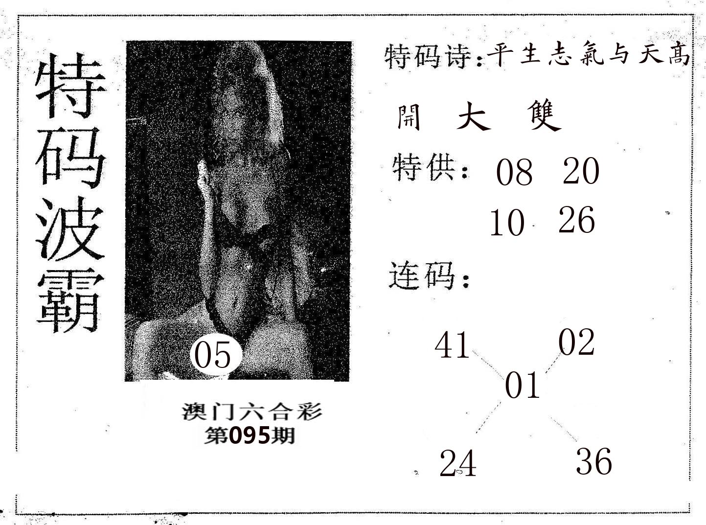 特码波霸 第95期