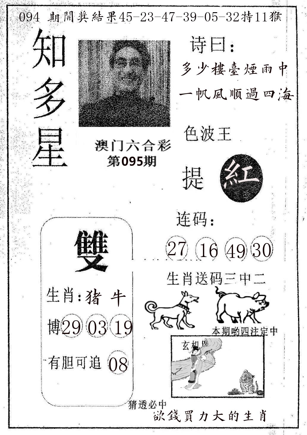 知多星 第95期
