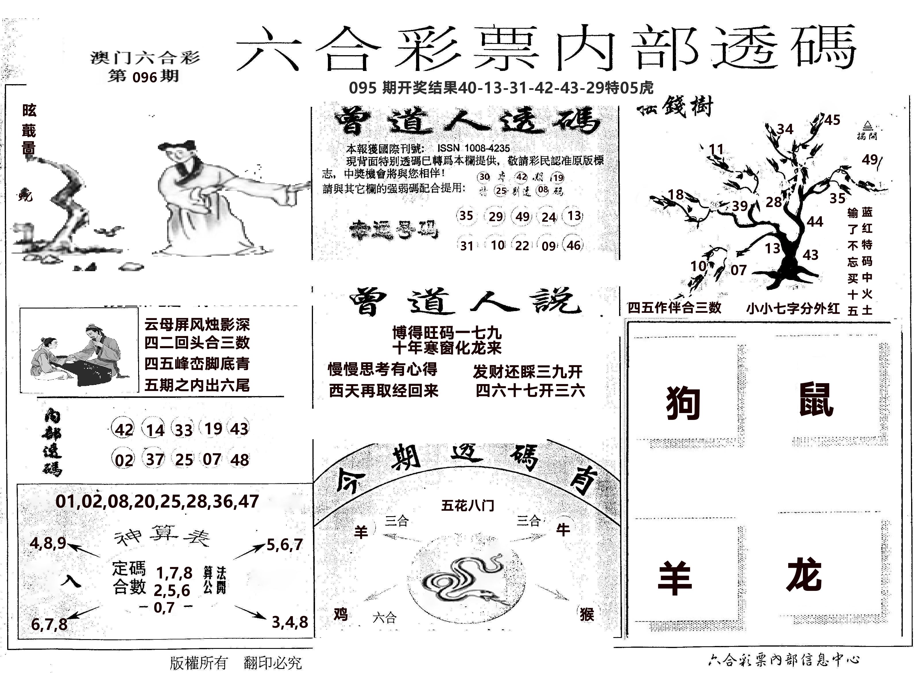 内部透码(信封) 第96期
