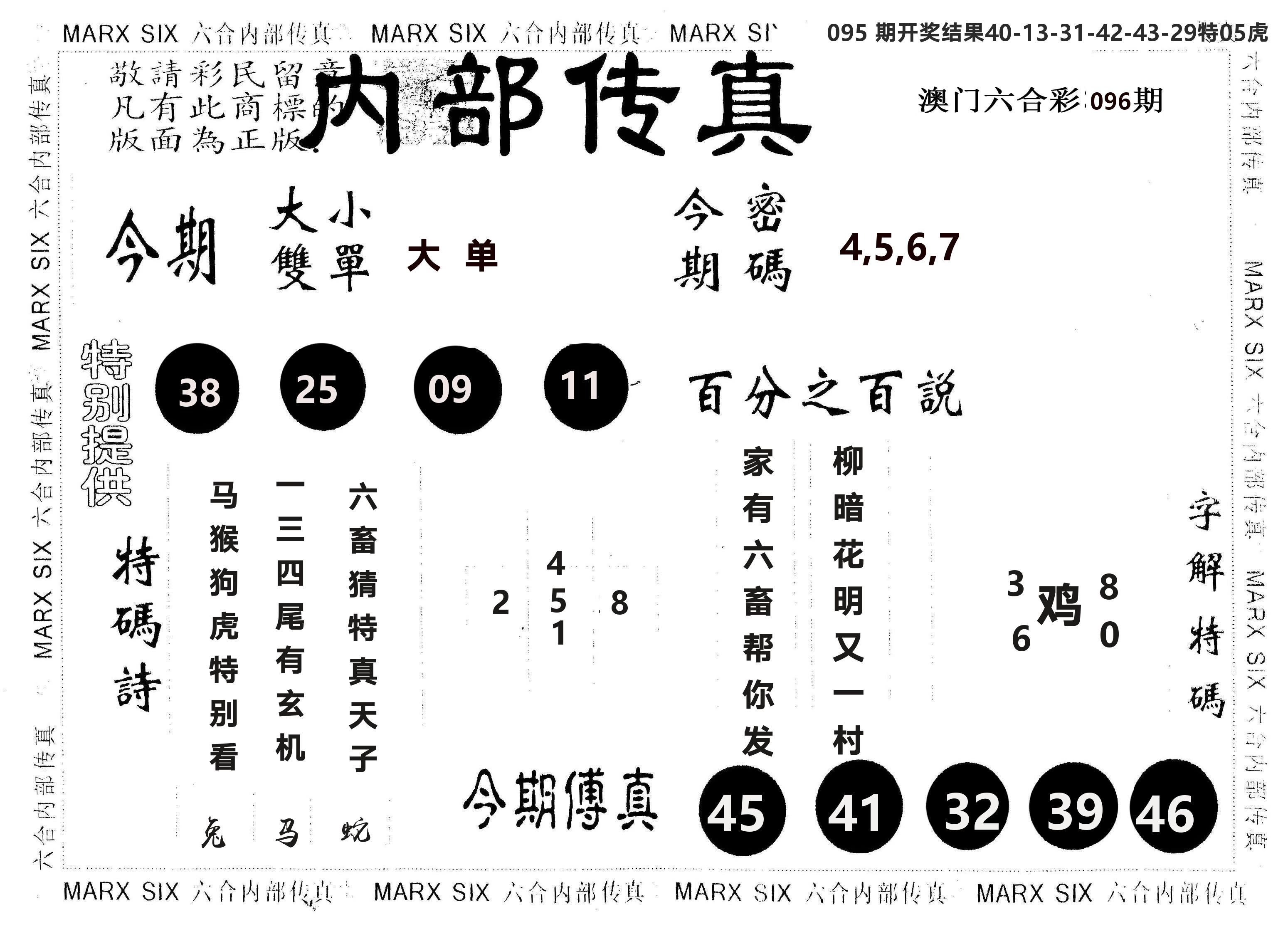 另版内部传真 第96期