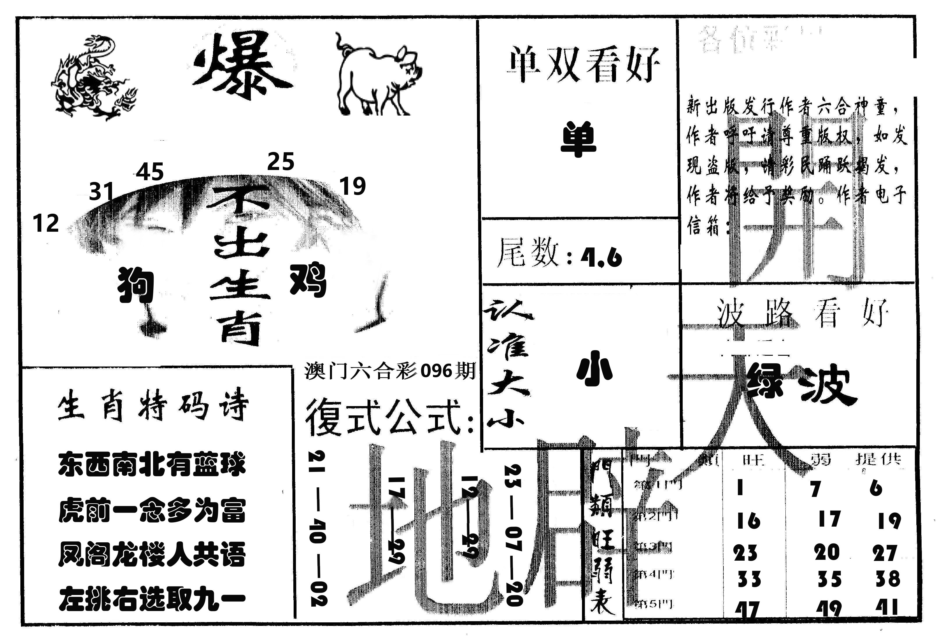 开天辟地 第96期