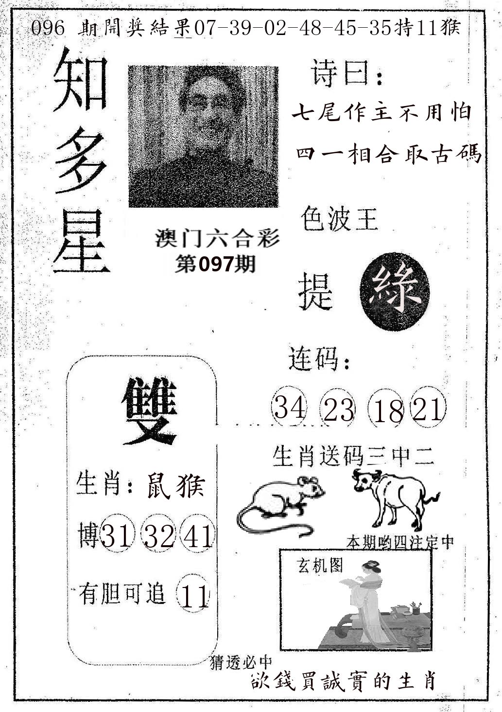 知多星 第97期