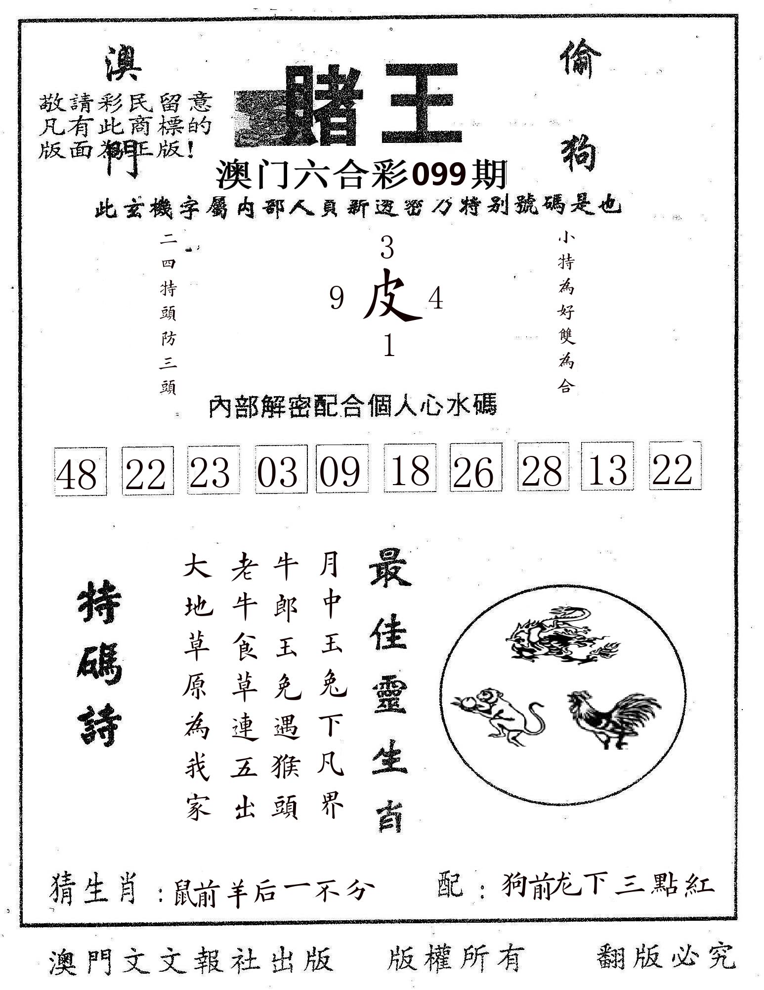 赌王 第99期