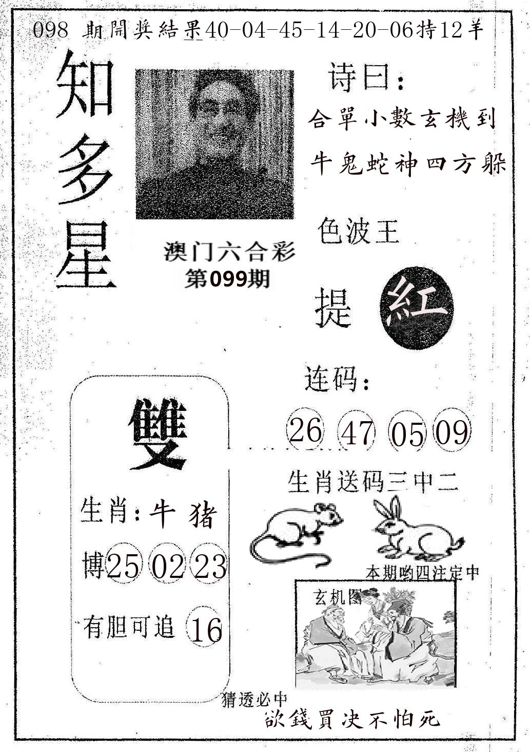 知多星 第99期