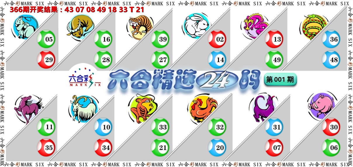 六合精选24码 第1期