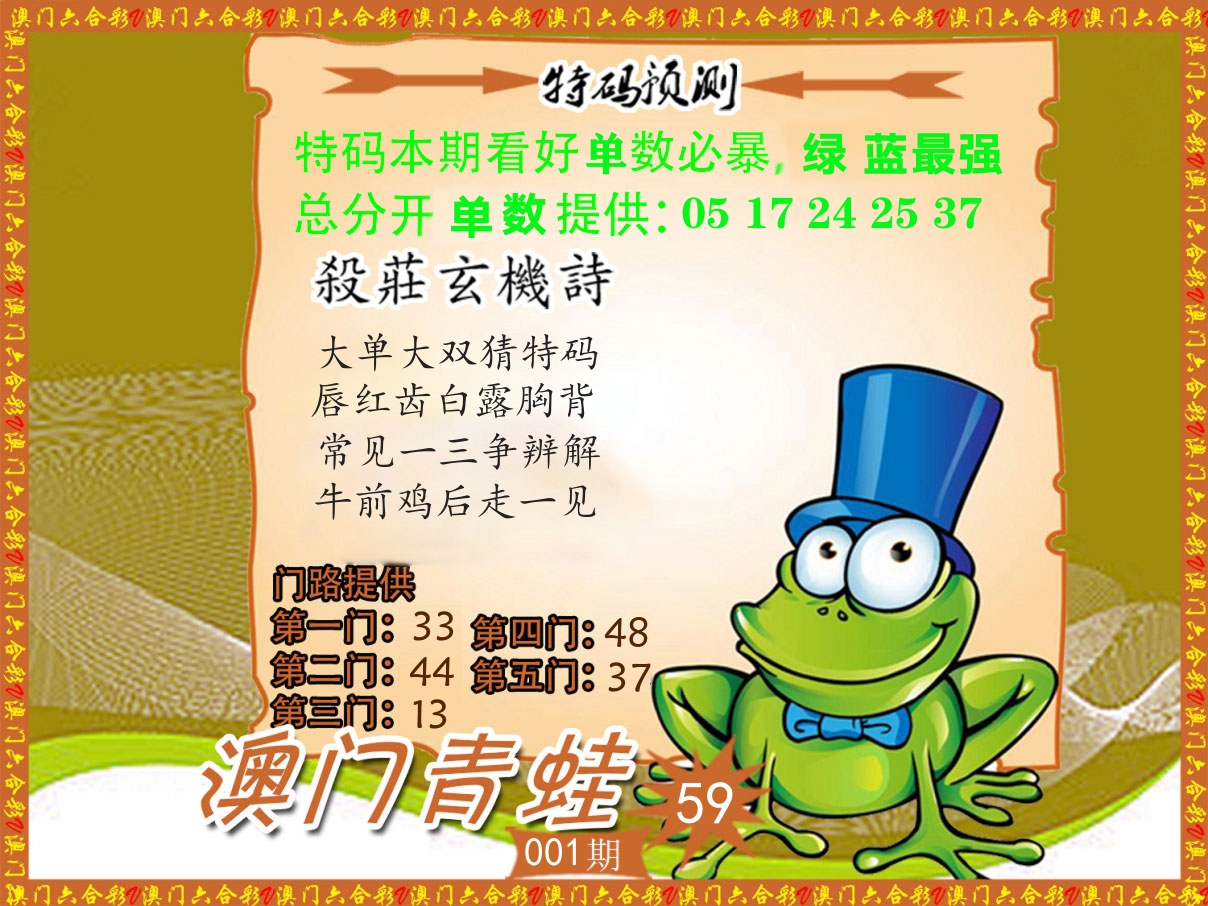 青蛙系列59 第1期