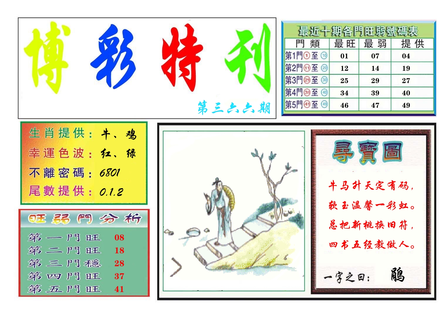 博彩特刊 第1期
