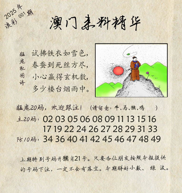 精华来料 第1期