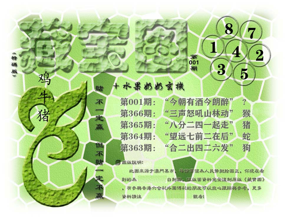 藏宝图奶奶玄机 第1期