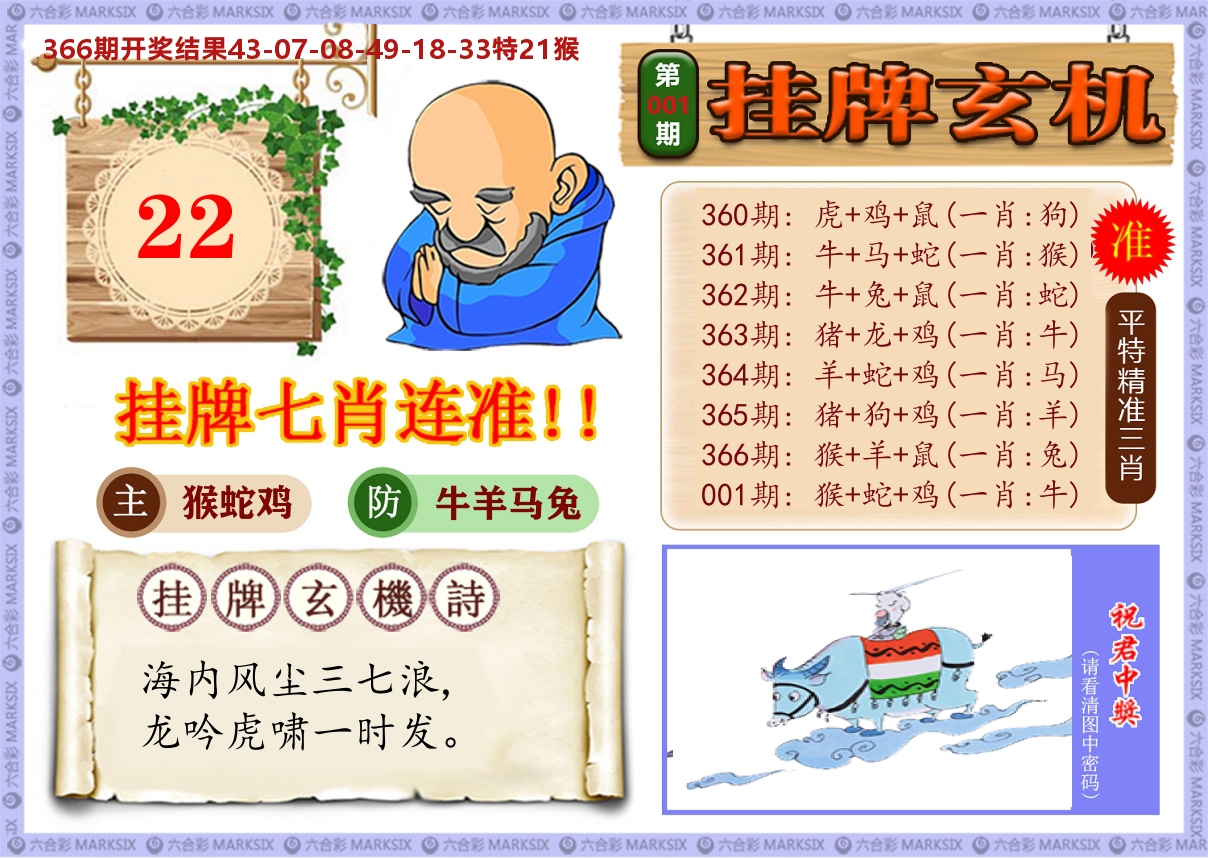 澳门挂牌玄机 第1期
