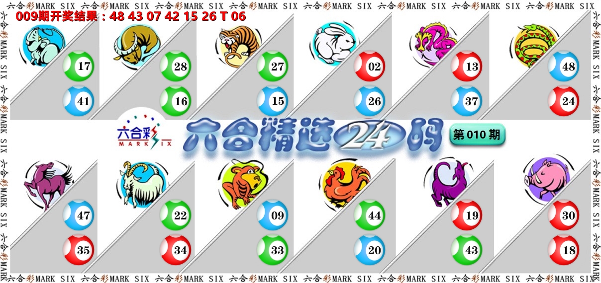 六合精选24码 第10期