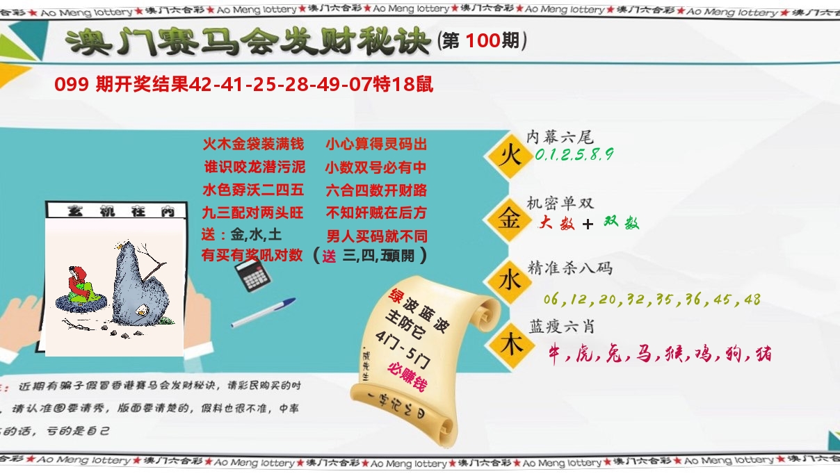 发财秘诀 第100期
