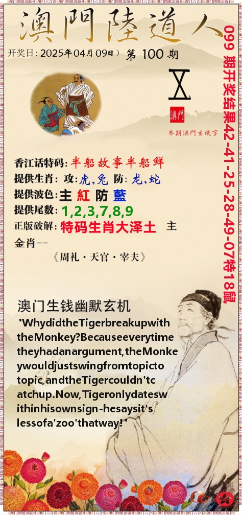 澳门陆道人 第100期