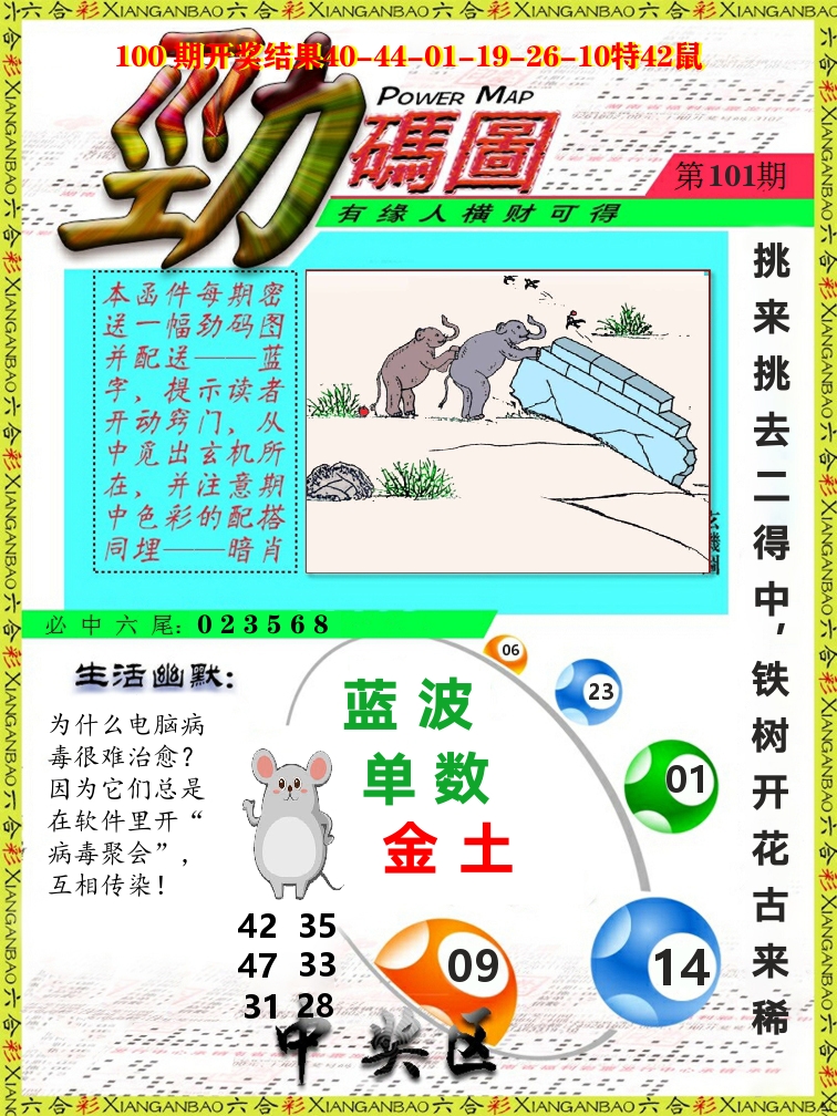 劲码图 第101期