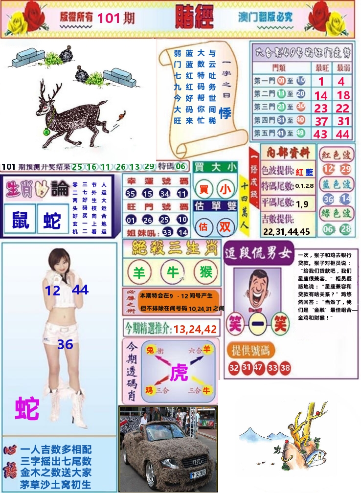 澳门赌经 第101期