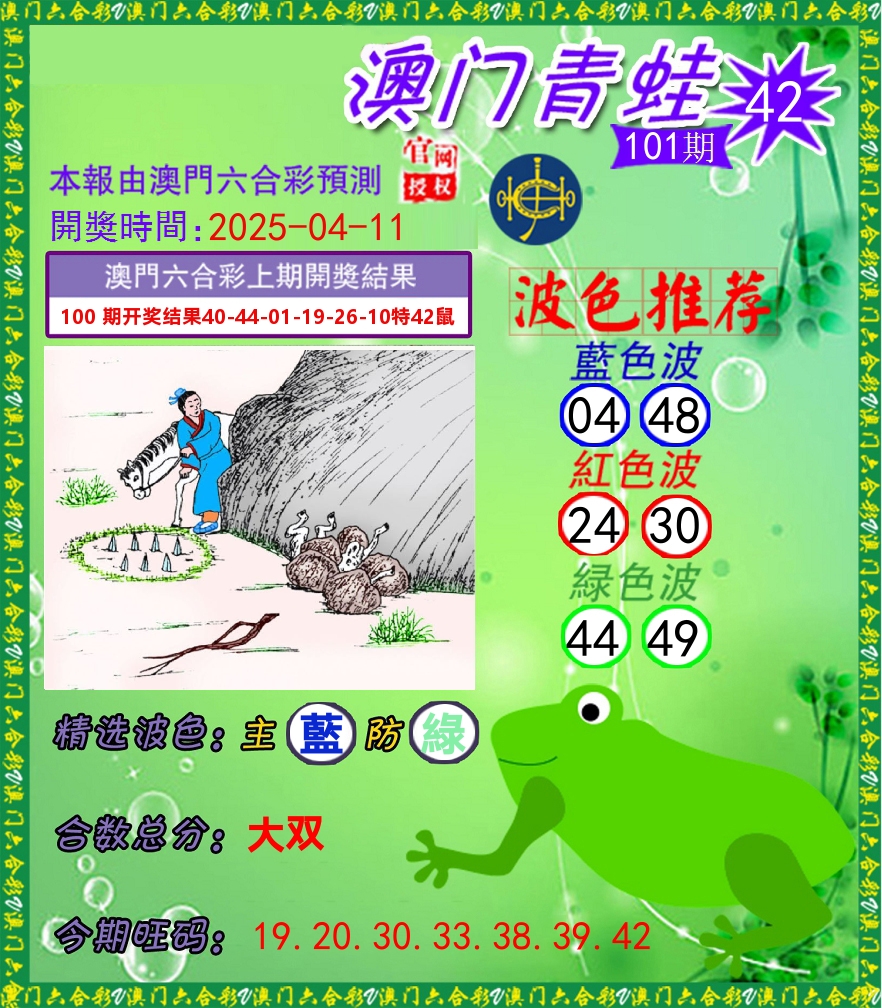 青蛙系列42 第101期