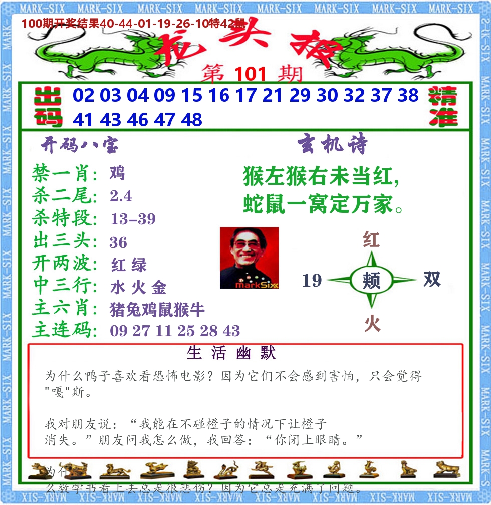 澳门龙头报 第101期