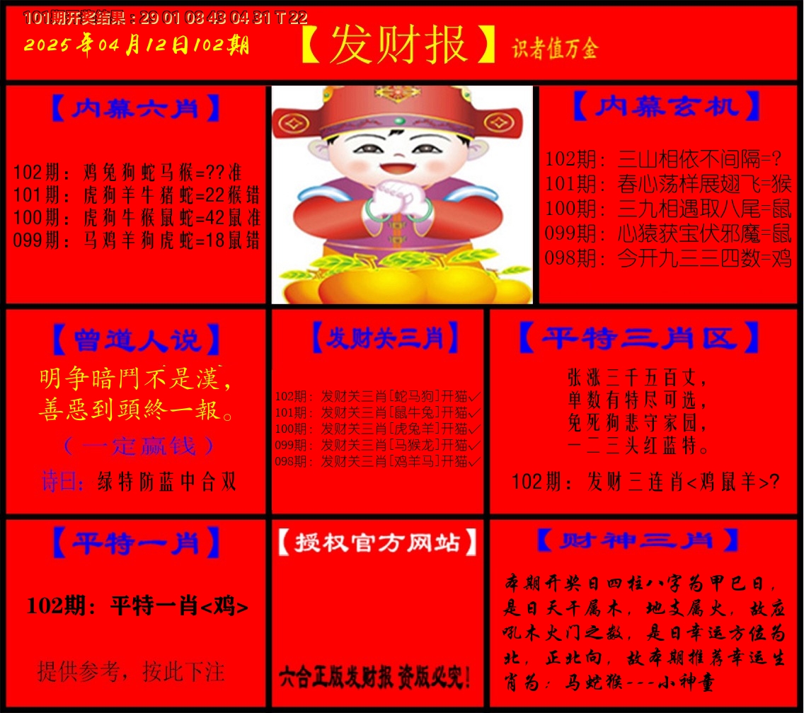 发财报 第102期