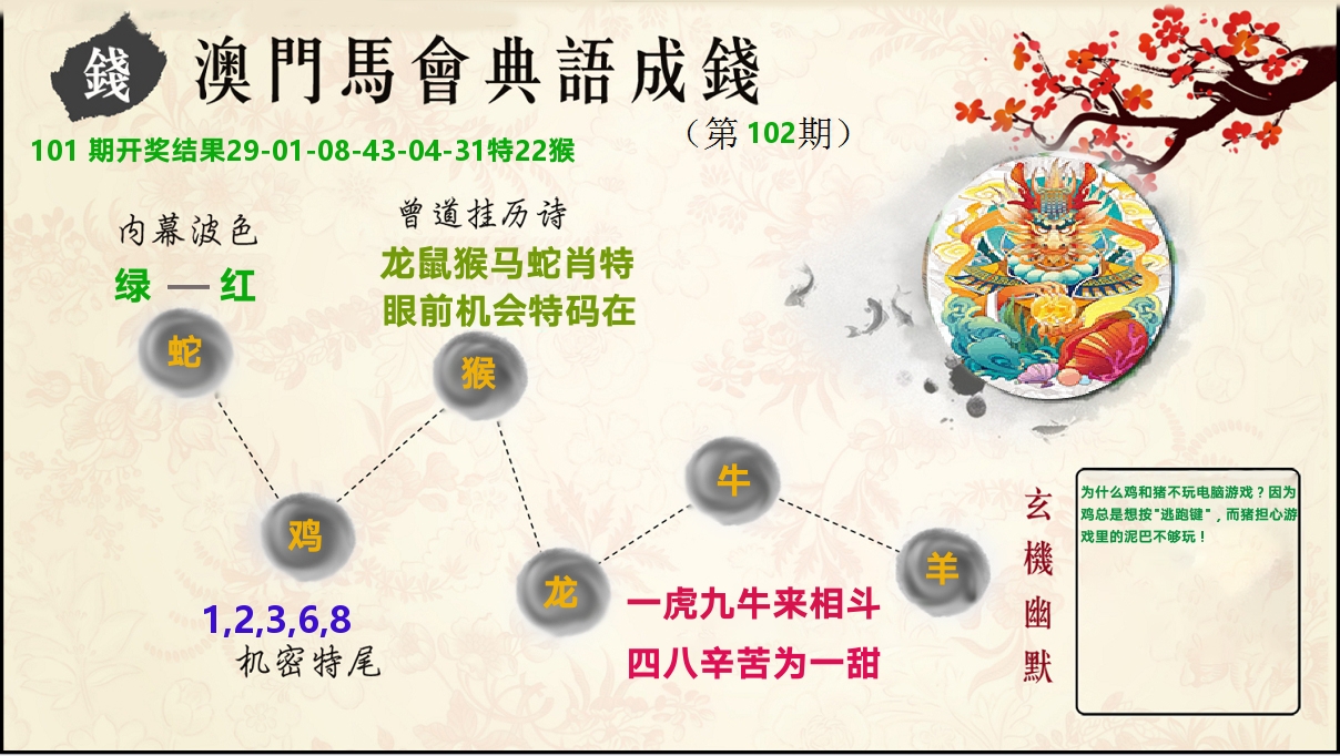 典语成钱 第102期