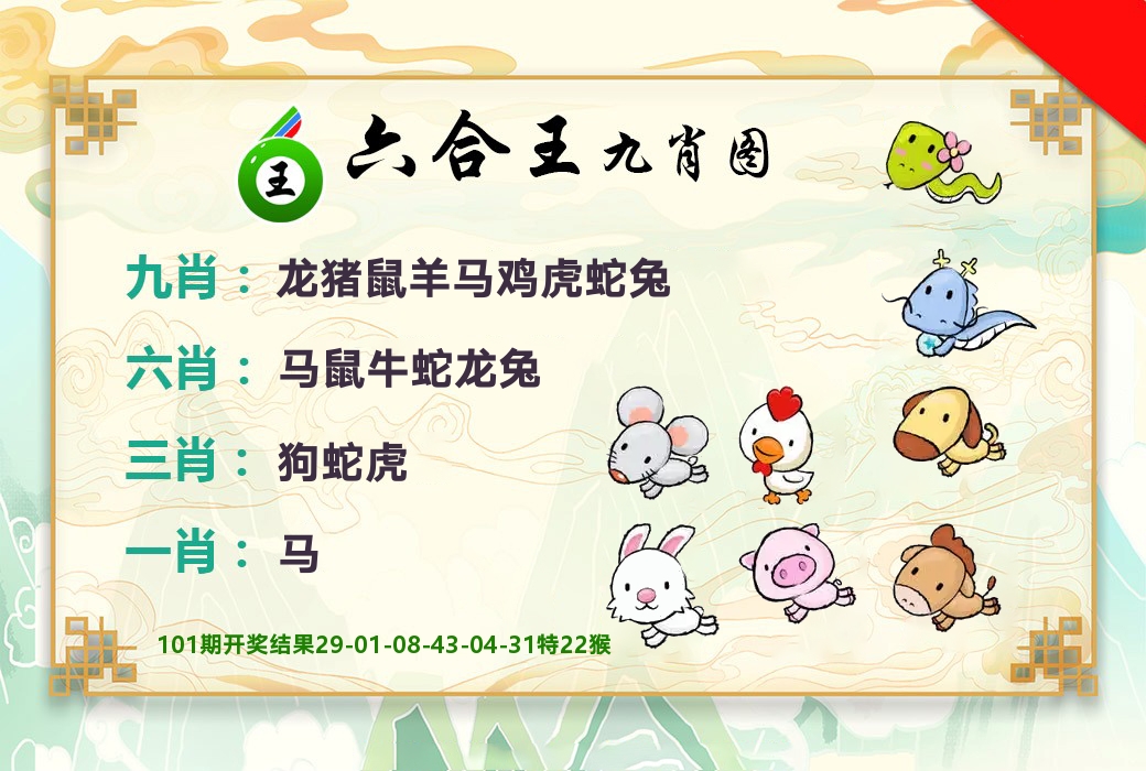 六合王九肖图 第102期