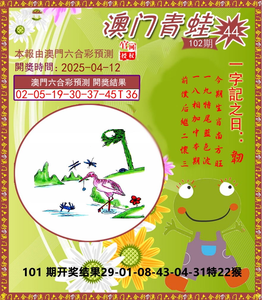 青蛙系列44 第102期