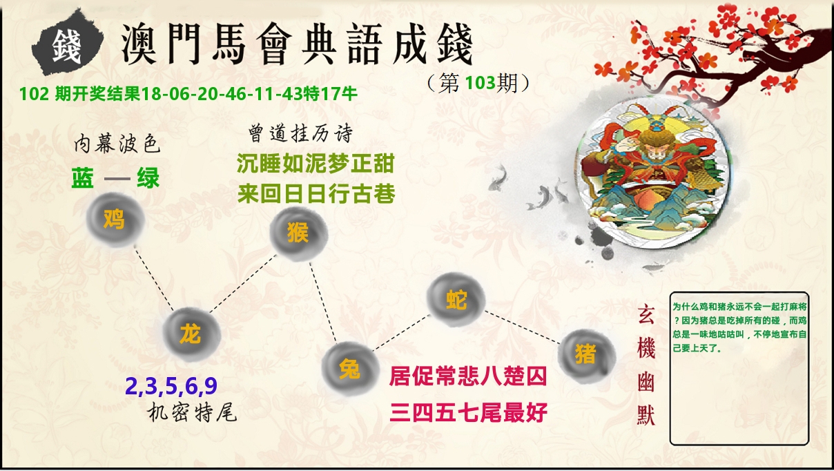典语成钱 第103期