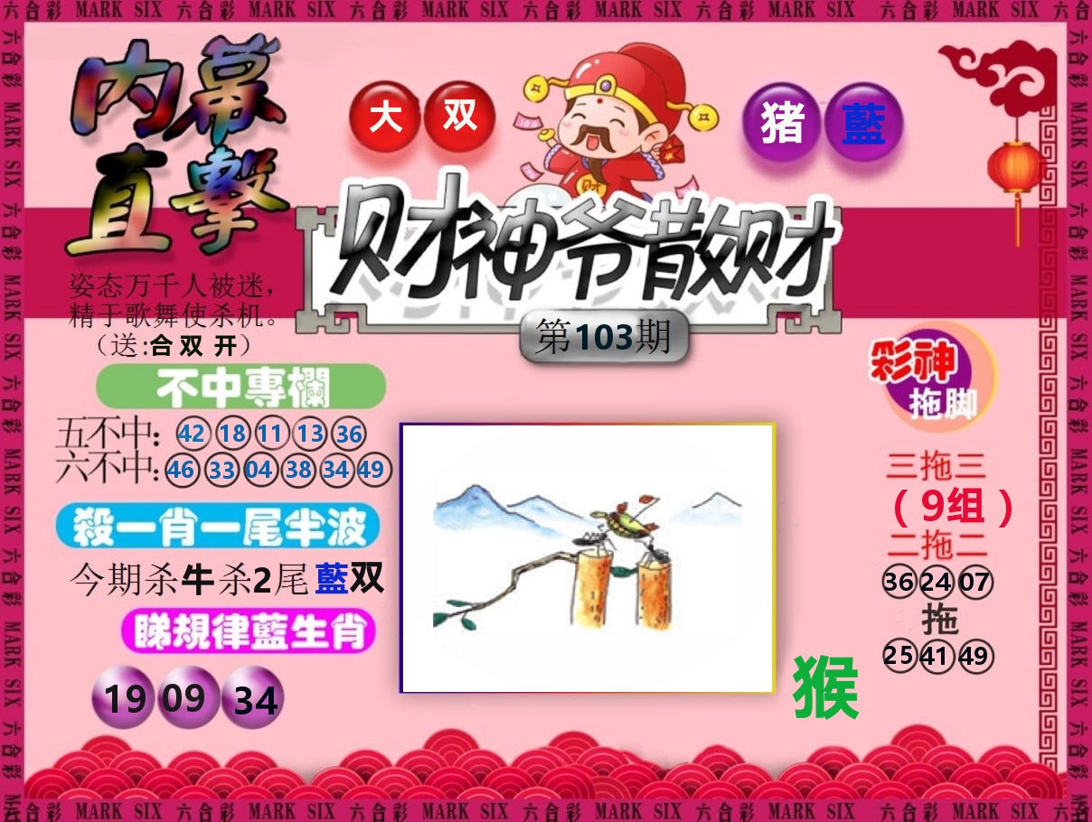 财神爷散财 第103期