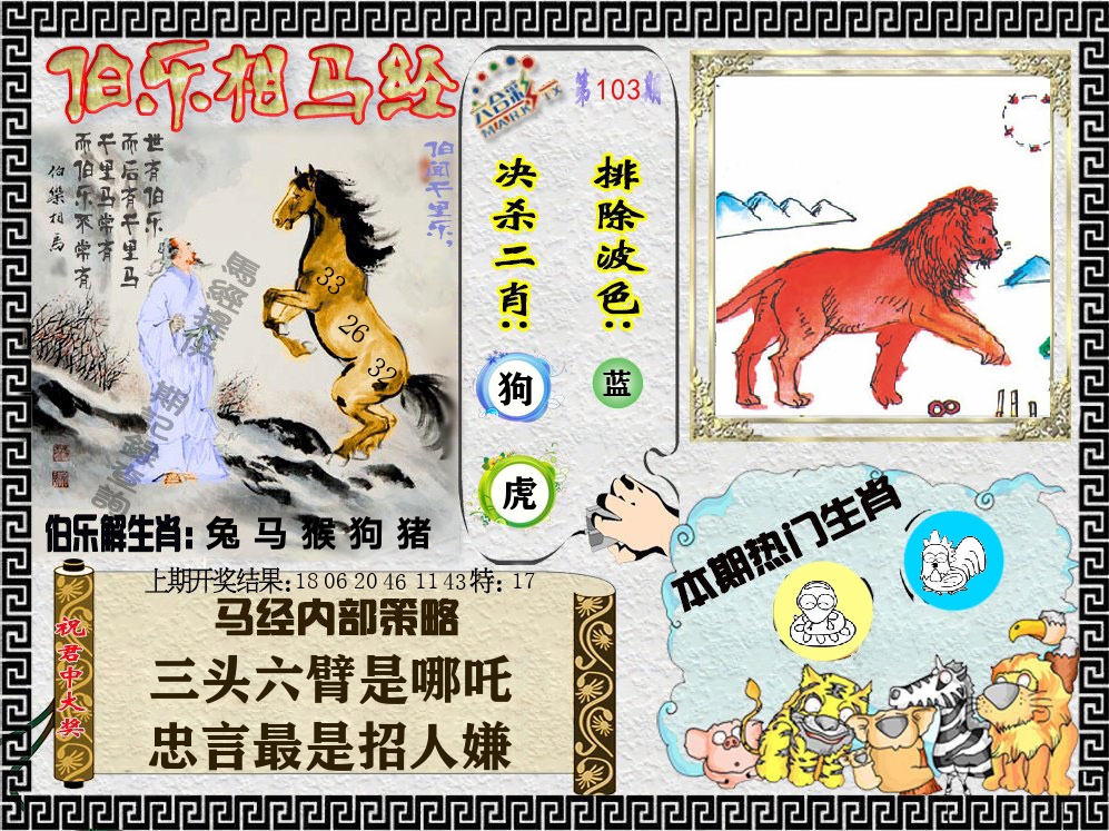 伯乐相马经 第103期