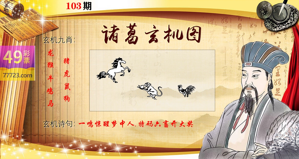 诸葛玄机图 第103期