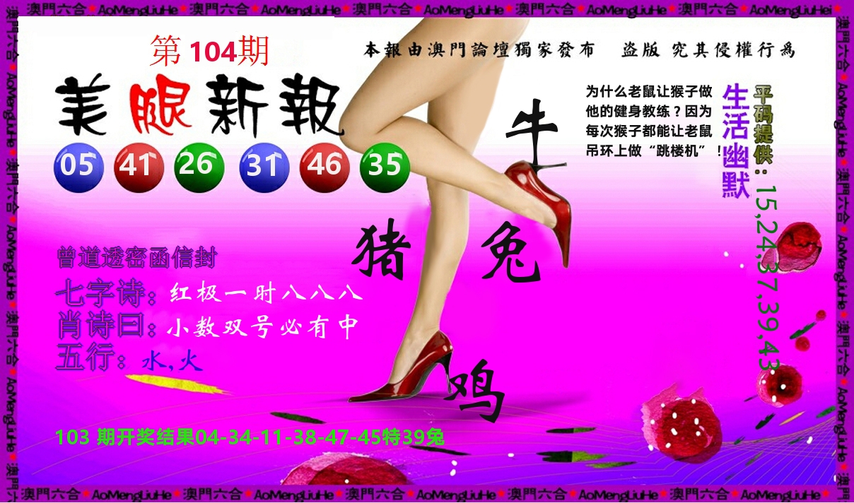 美腿新报 第104期