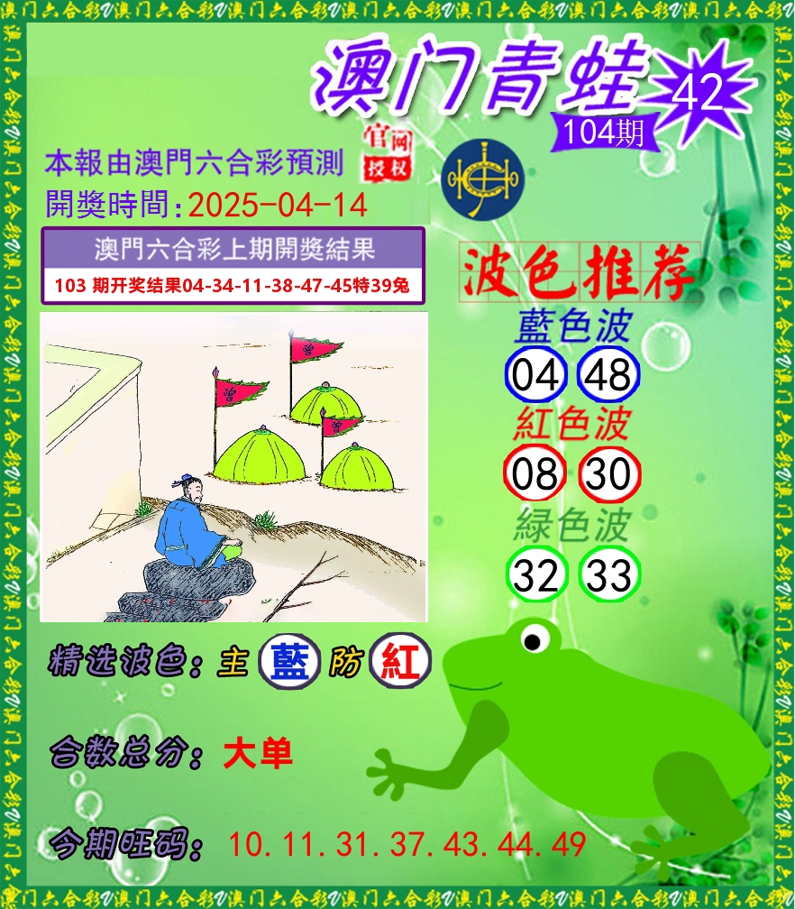 青蛙系列42 第104期