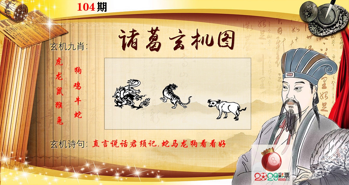 诸葛玄机图 第104期