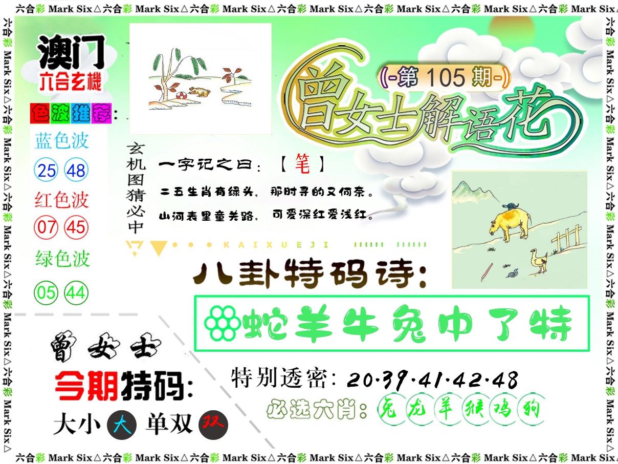 曾女士解语花 第105期