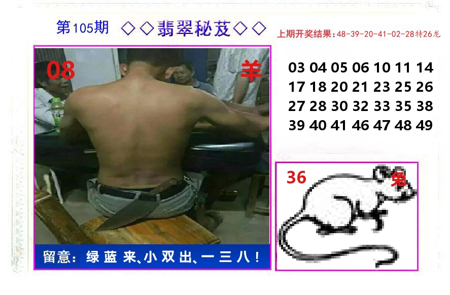 翡翠秘芨 第105期