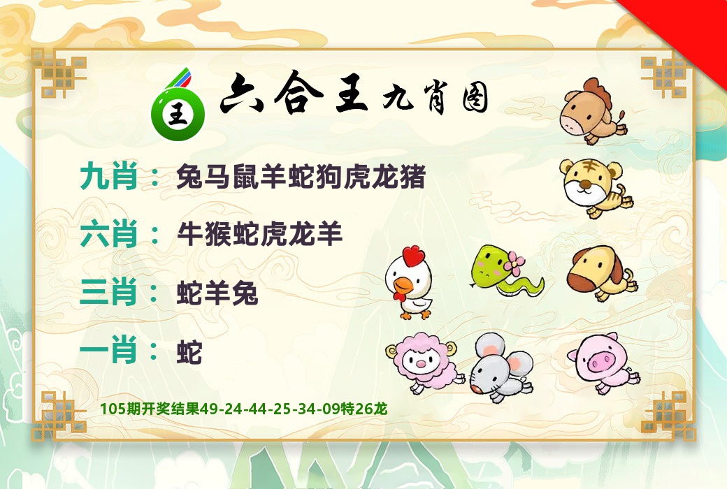 六合王九肖图 第106期