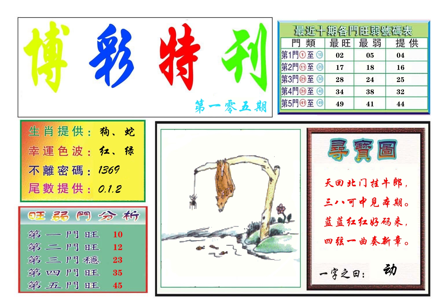 博彩特刊 第106期