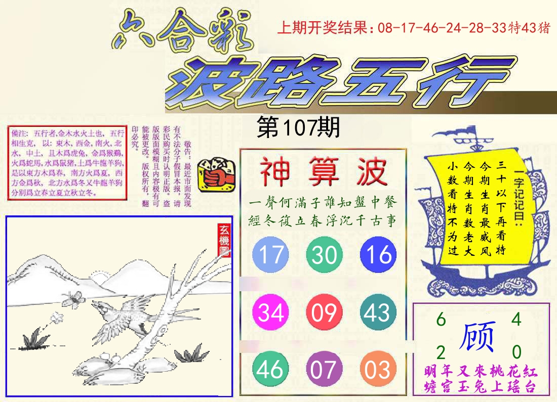 波路五行 第107期