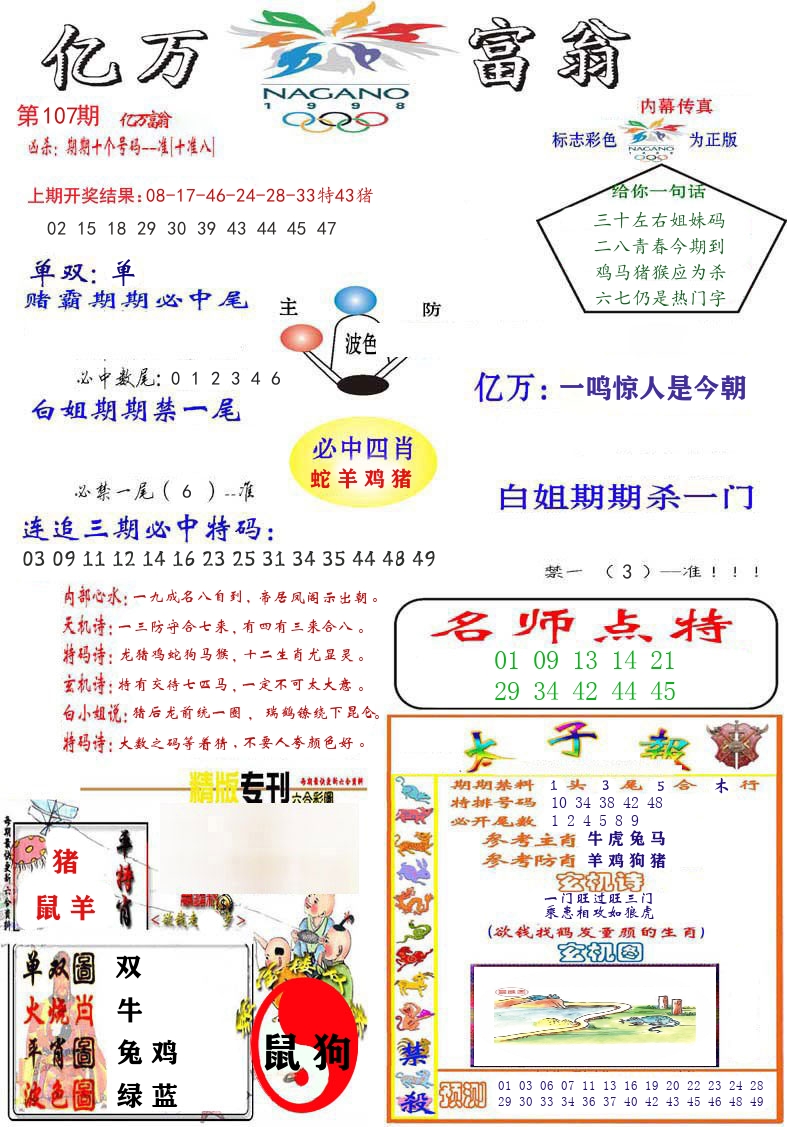 亿万富翁 第107期