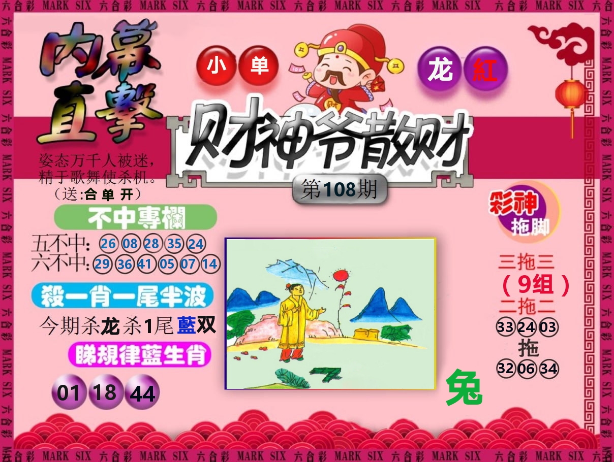 财神爷散财 第108期