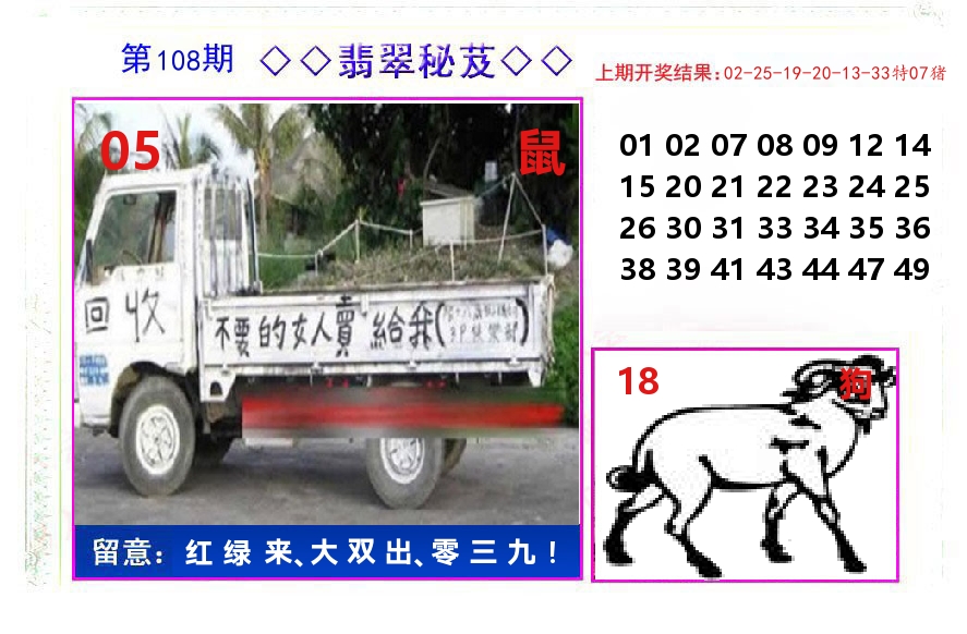翡翠秘芨 第108期