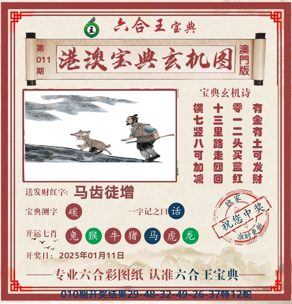 六合王宝典玄机 第11期