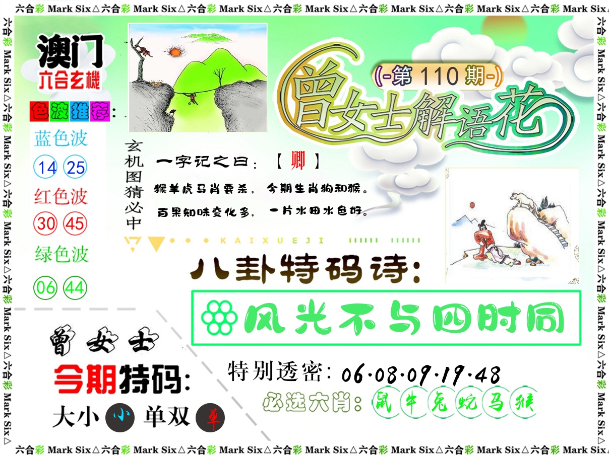 曾女士解语花 第110期