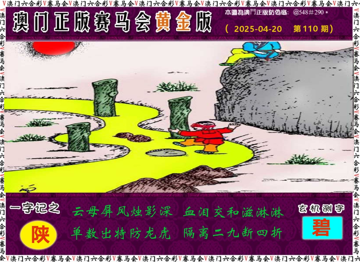 赛马会黄金版 第110期