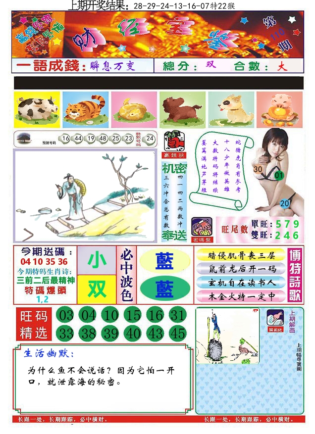 澳门财经宝鉴 第110期