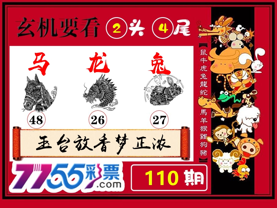 玄机要看 第110期