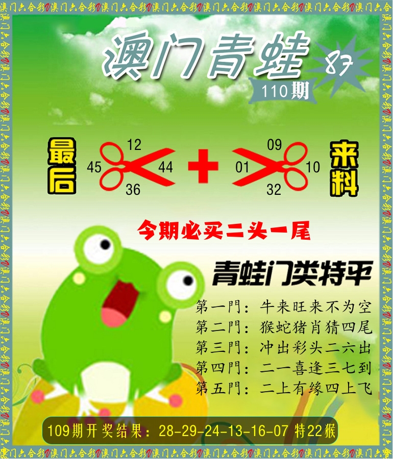 青蛙系列87 第110期