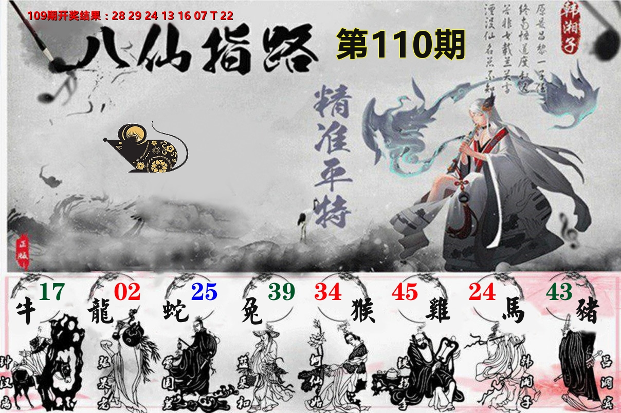 八仙指路 第110期